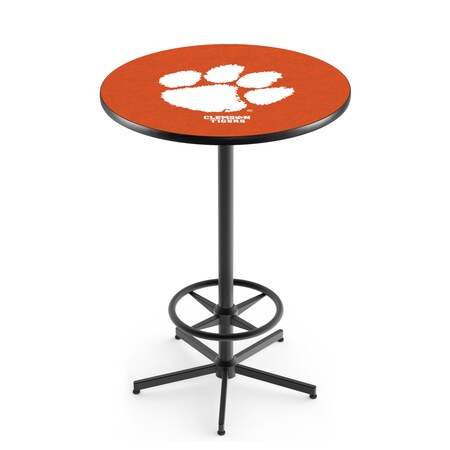Holland Bar Stool Co 42" Black Clemson Pub Table L216B4228Clmson